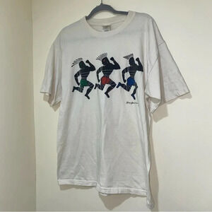 Men’s Vintage 90’s John A Conway  Artist Dancing People Graphic T-Shirt Size L